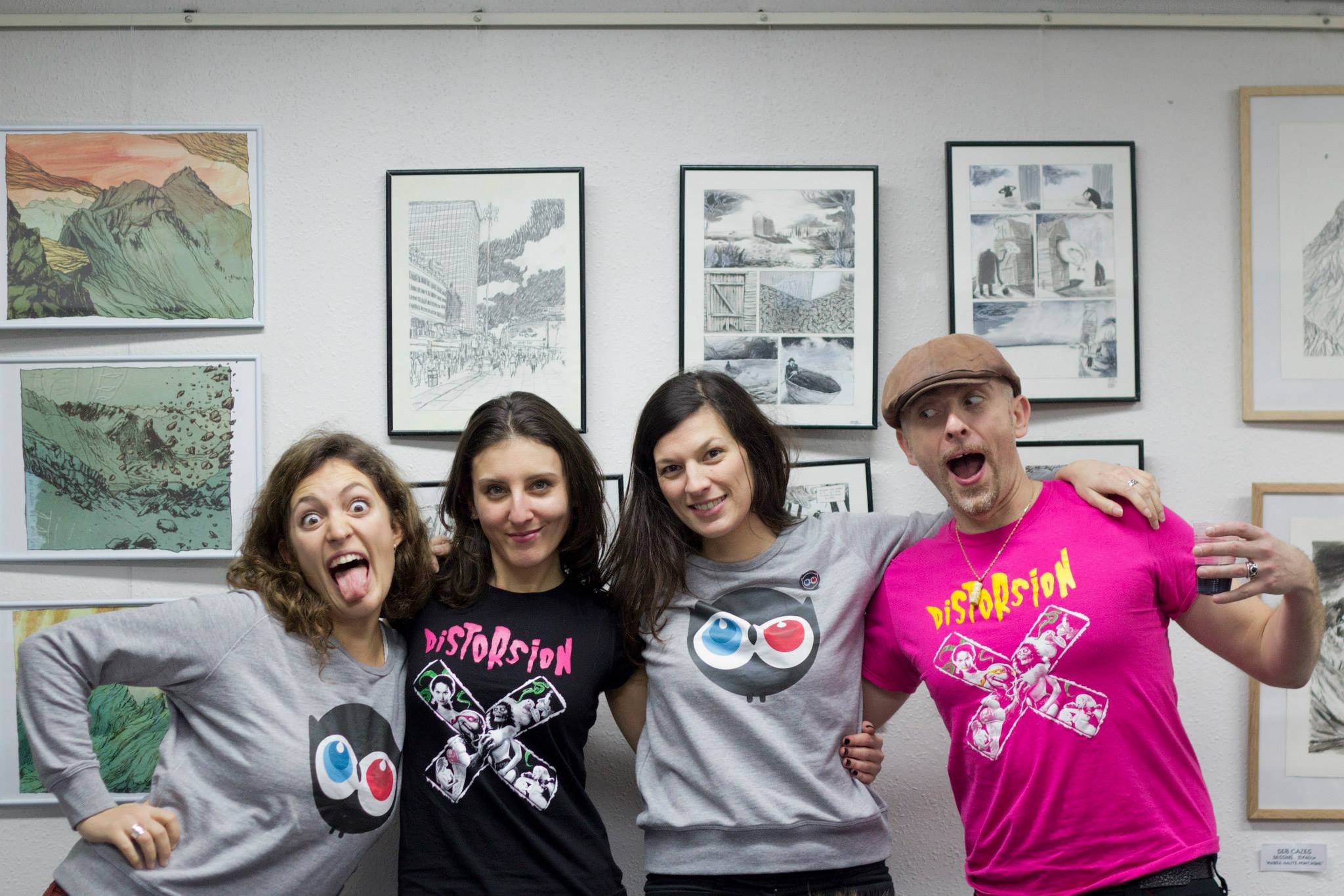 Une partie des Distordudes avec les Ulule girls Jennifer et Margaux !