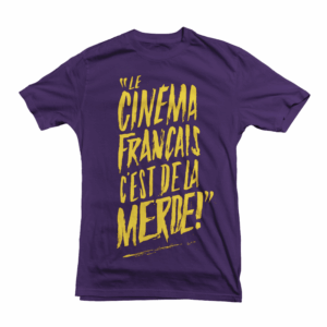 T-shirt "Merde !" en mauve ! NEW !